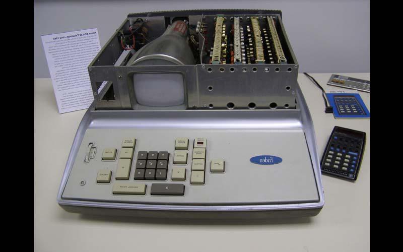 Friden EC132 Calculator (1965) | A 50-pound calculator used in Northwest's physics, chemistry and mathematics department, it was commonly available as a solid-state desktop electronic calculator. (Courtesy of the Jean Jennings Bartik Computing Museum)