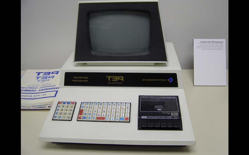 Commodore PET 2001 Series (1977) | Northwest's computer science department purchased Commodore PETs for teacher education in 1977. (Courtesy of the Jean Jennings Bartik Computing Museum)