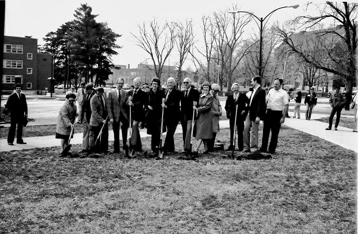 Construction began on the B.D. Owens Library in 1981.