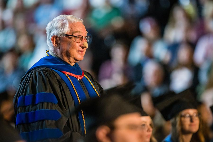Retired faculty member returns to earn theatre degree 