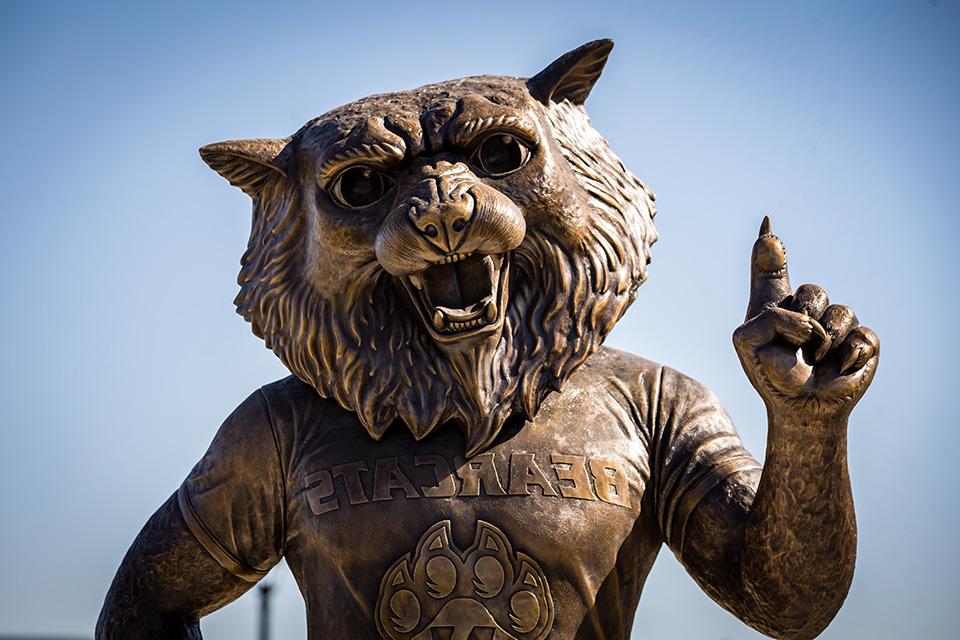 Bobby Bearcat statue dedicated as exhibit of University pride