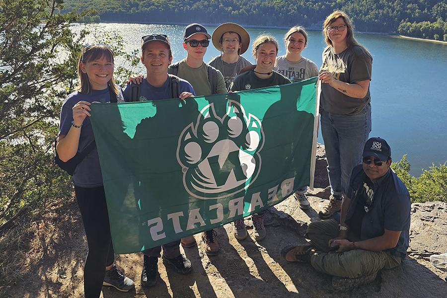 Northwest geology students and faculty traveled this fall to Wisconsin and the Upper Peninsula of Michigan, where they explored mineral resources, mining operations and turning course concepts into hands-on experiences. (Submitted photos)